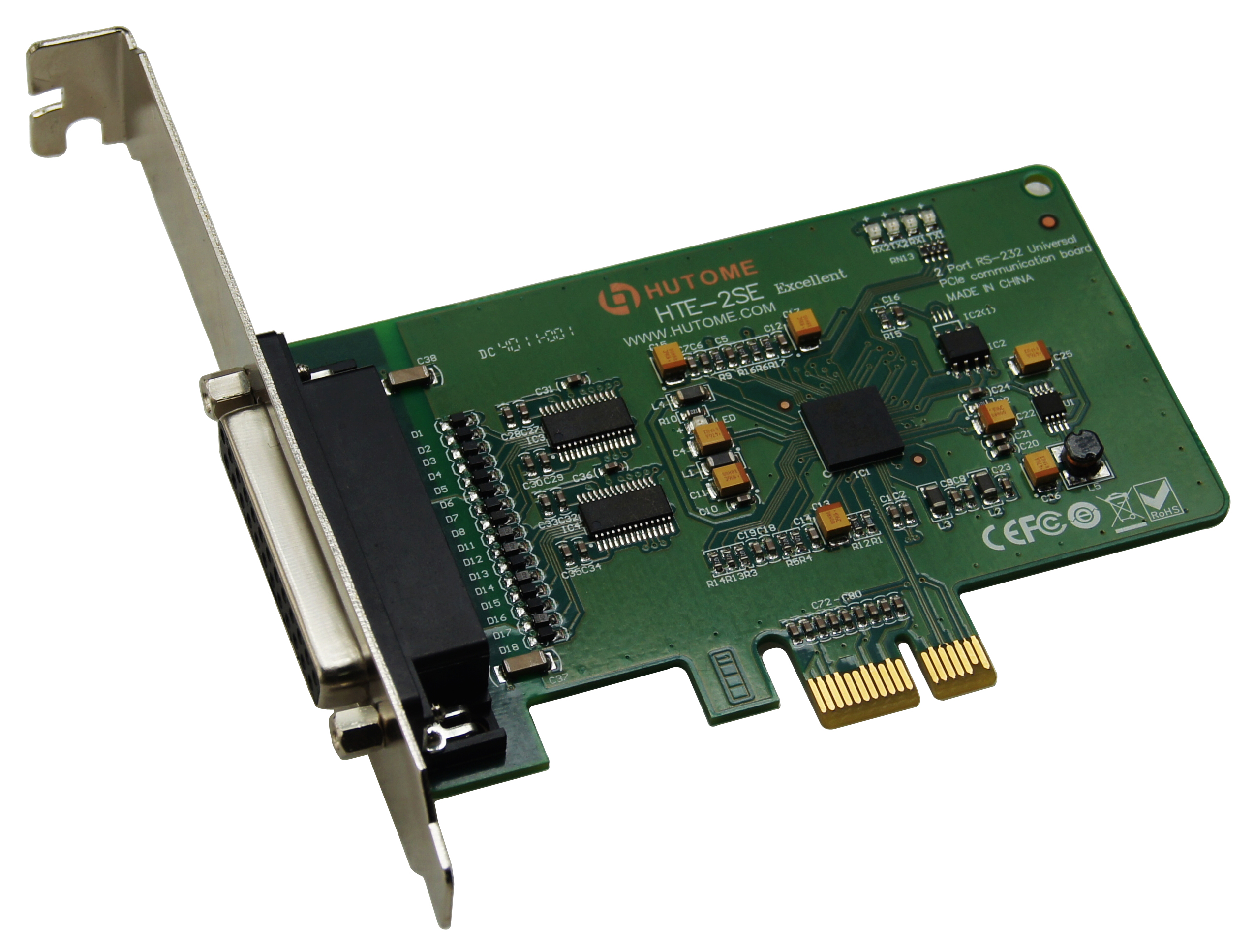 2RS232串口PCI-e 扩展卡